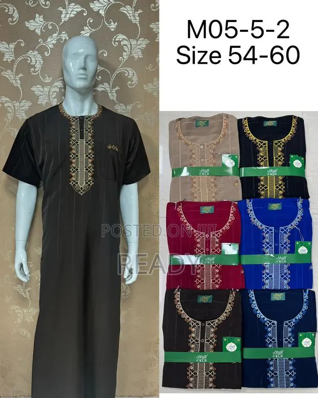 Shortsleeves Black Jalabiya · Photo 1