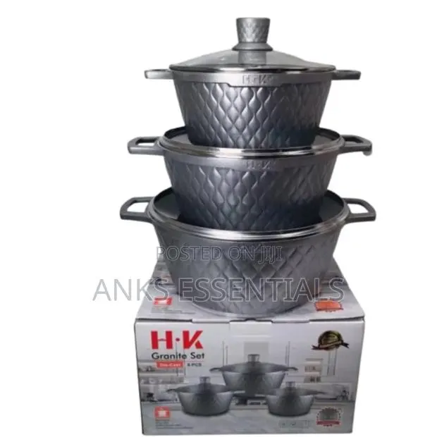Complete 12-Piece Granite Cookware Set – Pots, Pans, and Lids · Photo 1