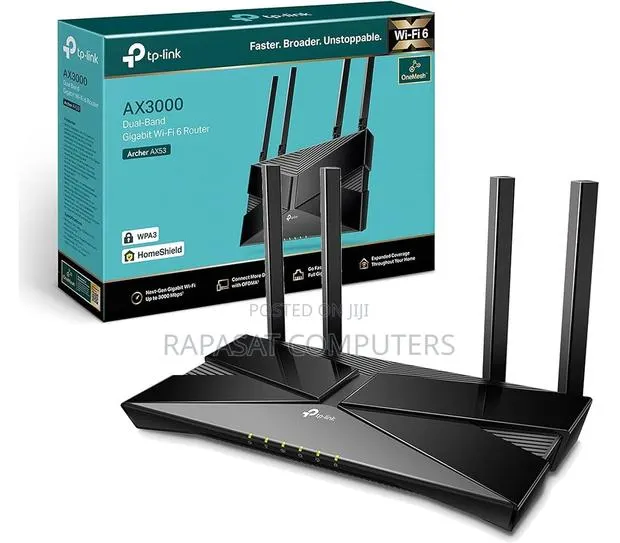 Tp-Link Archer Ax53 Ax3000 Dual Band Wi-Fi 6 Gigabit Router · Photo 1