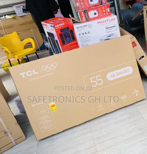 Neatly Boxed TCL 55" Uhd Smart Android TV 55p635 · Photo 1