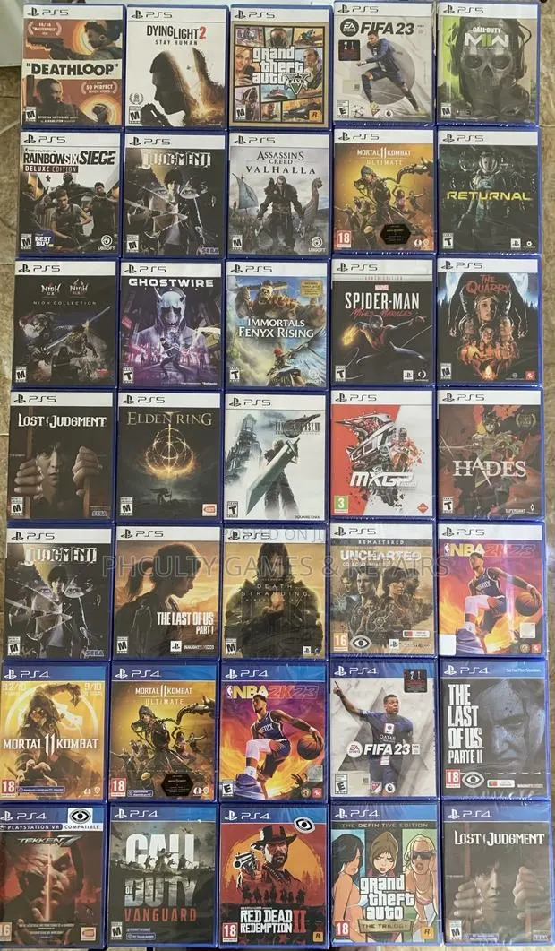 Ps5 Games Packages (5 Games Installation) · Photo 1
