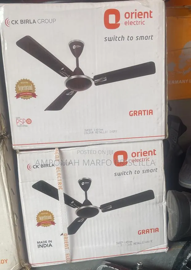 Orient Gratia Ceiling Fan · Photo 1