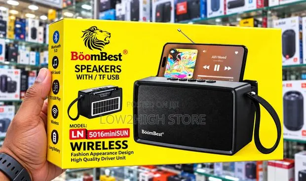 BoomBest LN-5016miniSUN 25W Solar Bluetooth Speaker - Low2High · Photo 1