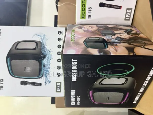 Portable Wireless Bluetooth Karaoke Speaker +Microphone · Photo 1