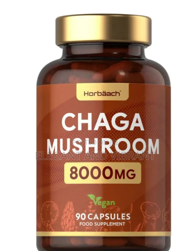 Chaga Mushroom 8000 Mg | 90 Capsules · Photo 1