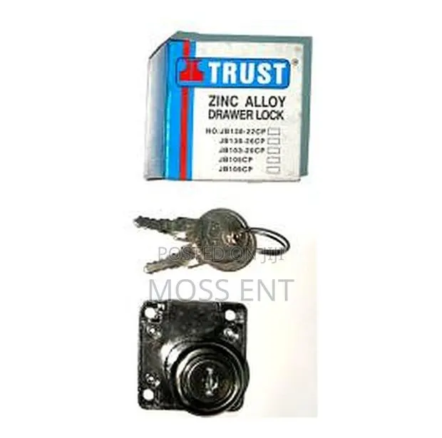 Drawer Lock Trust Short 22mm (Piece) - Trust-Dl-22 · Photo 1