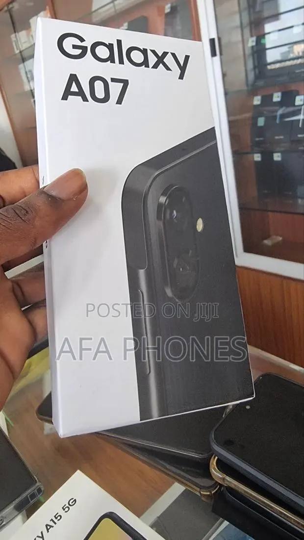 New Samsung Galaxy A07 64 GB Black · Photo 1