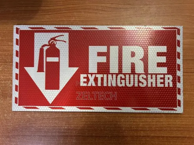 Fire Extinguisher Sign Card · Photo 1