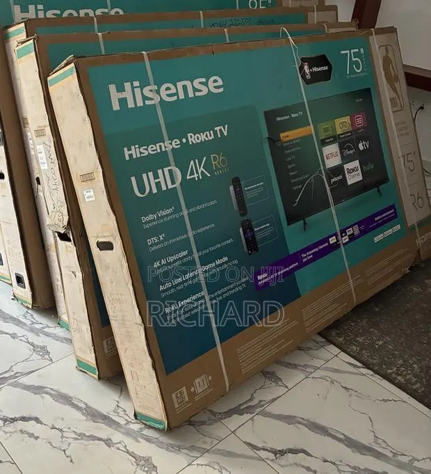75” Hisense TV · Photo 1