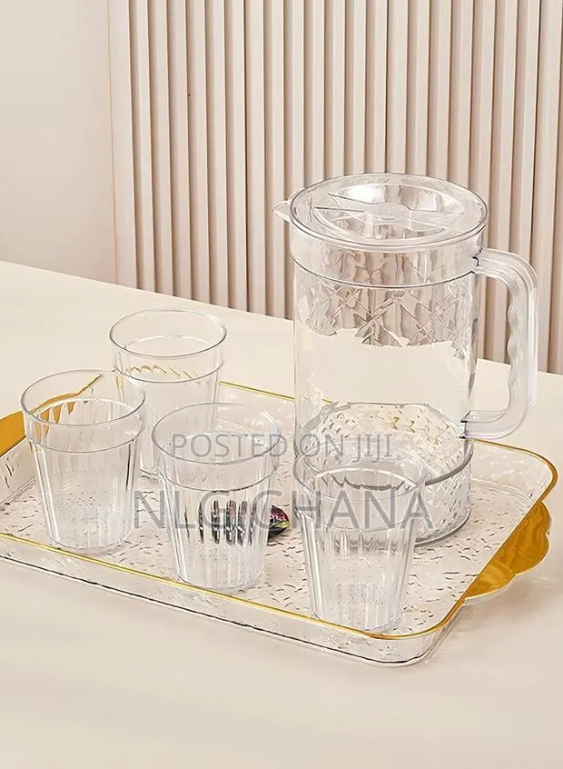 230ml 4 PCS Luxurious Set Transparent Plastic. Ghx3782 · Photo 1
