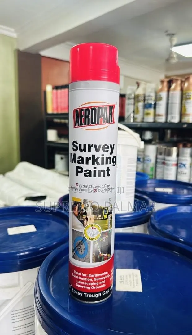 High Visibility Inverted Spray Paint for Construction Land Surveying · Photo 1