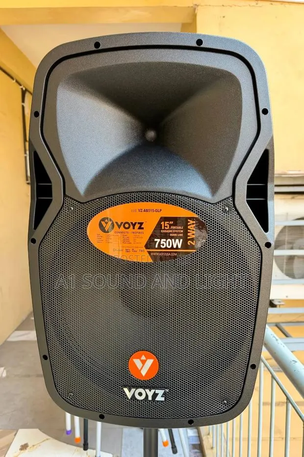 Voyz VZ-AB515-GLP 15" Rechargeable Active Speaker · Photo 1