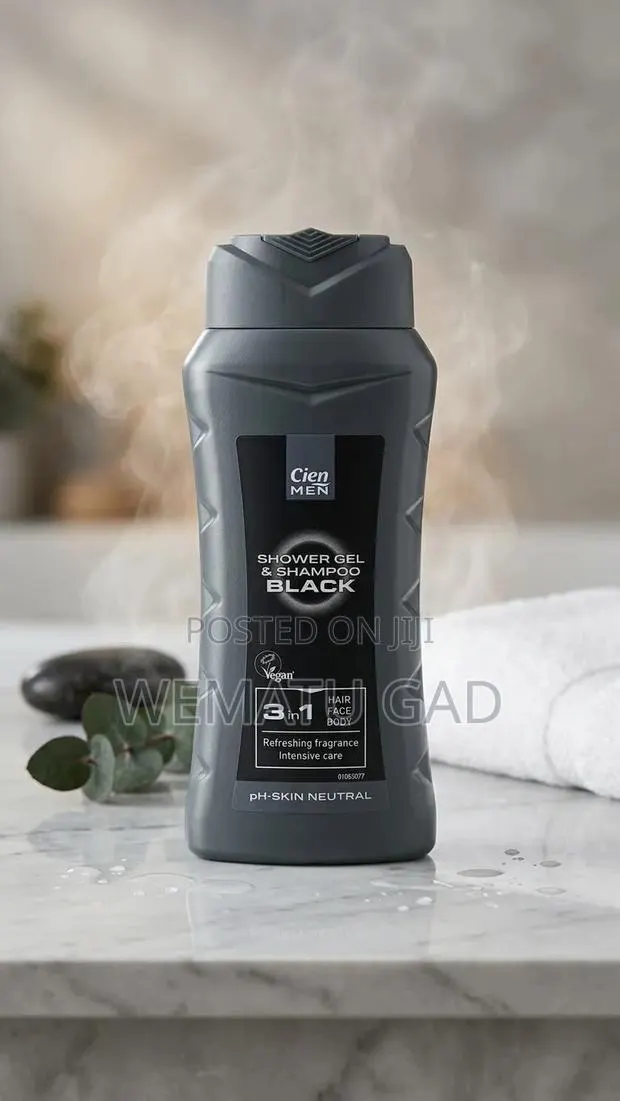 Cien Men Shower Gel and Shampoo (BLACK) · Photo 1