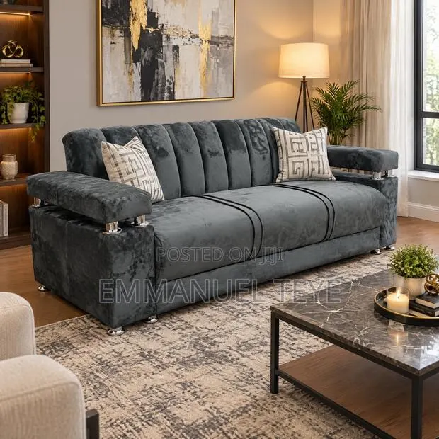 Brand New Ash Fabric 3 in One Sofa · Photo 1