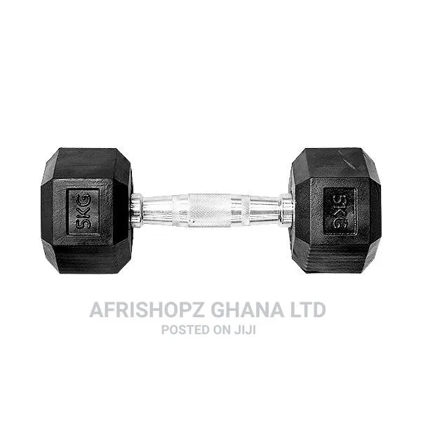 Hex Dumbbell 5kg Black · Photo 1