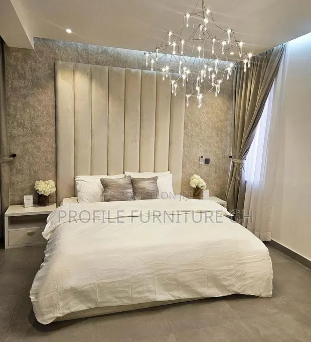 Headboard Bedframe With 2 Drawers and Mattress (Queen Size) · Photo 1