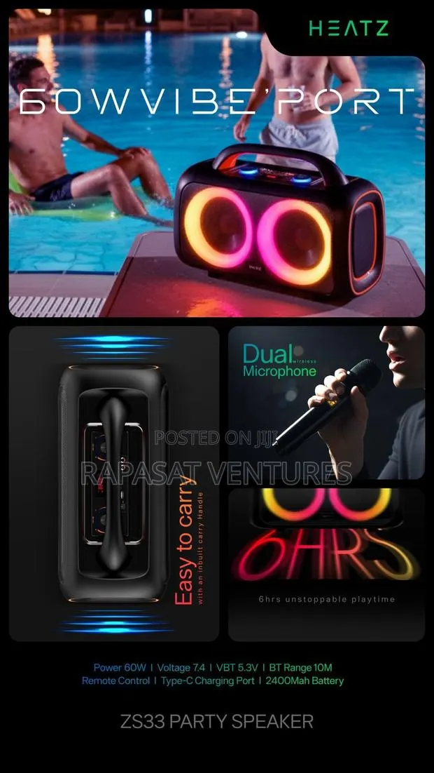 Heatz ZS33 Party Speaker · Photo 1