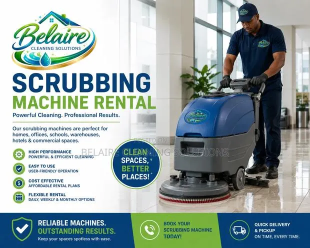 Scrubbing Machine for Rent · Photo 1