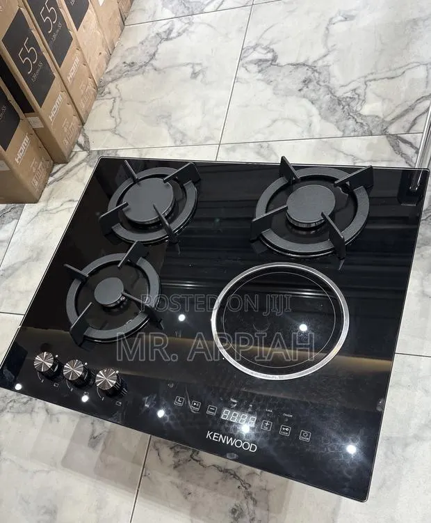 Order Affordable Kenwood 60cm 3 Gas With 1 Electric Burner(Glass) · Photo 1