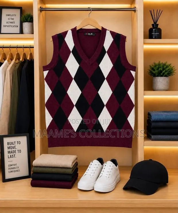 Men's Fashion Classic Sleeveless Sweater Vest · Photo 1