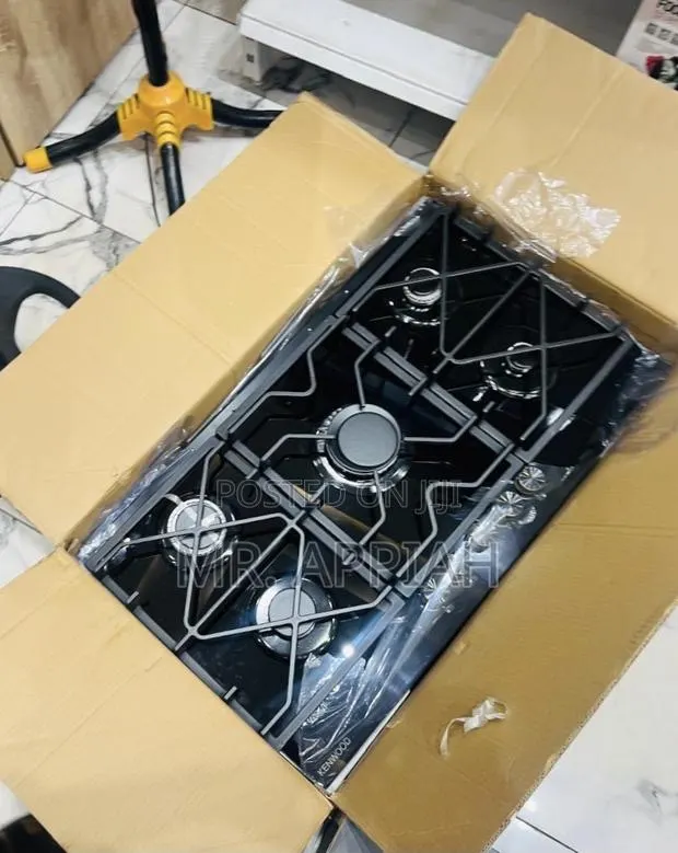 Get Sleek Kenwood 90cm 5 Gas Hob(Tempered Glass) · Photo 1