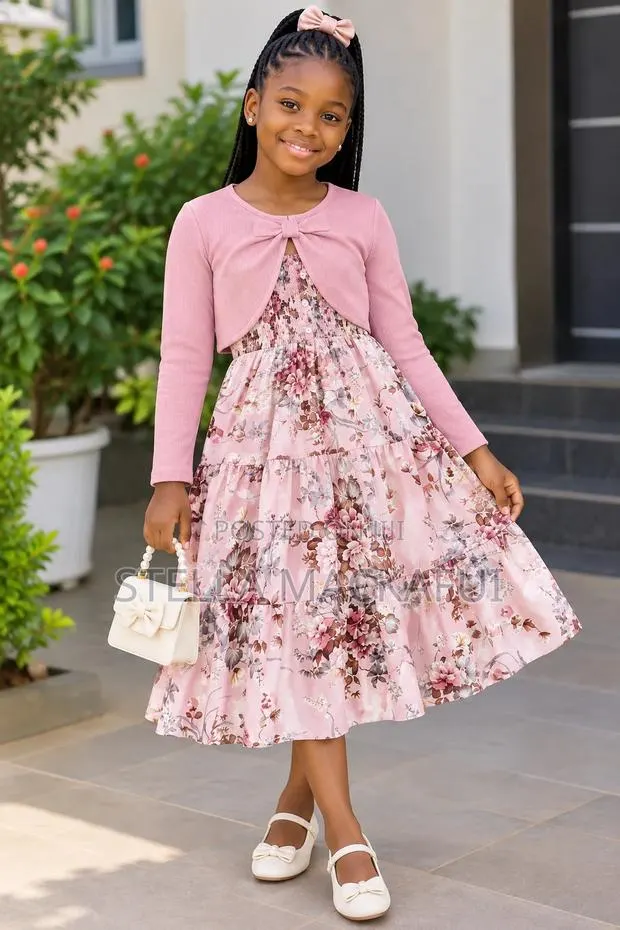 Pretty Dress With Mini Coat for 10-12yrs Only · Photo 1