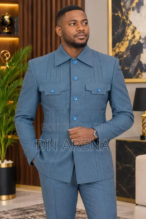 Political Safari Suit Long Sleeves · Photo 1