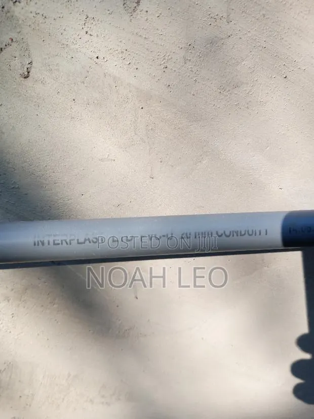Electrical Conduit 20mm Pipe Interplast Grey Color · Photo 1