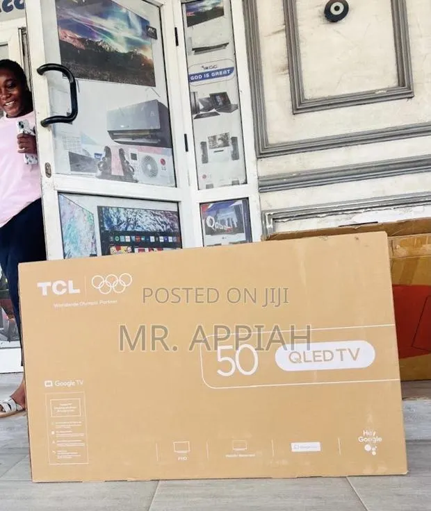 Super TCL 50 Inch Qled Smart Google TV(2025 Model) Black · Photo 1