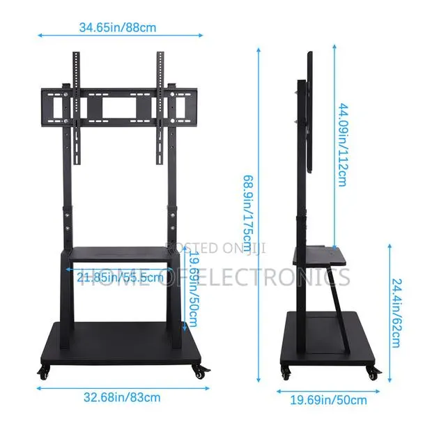 Heavy Duty Movable Trolley Tv Stand With Wheels(60-100) · Photo 1
