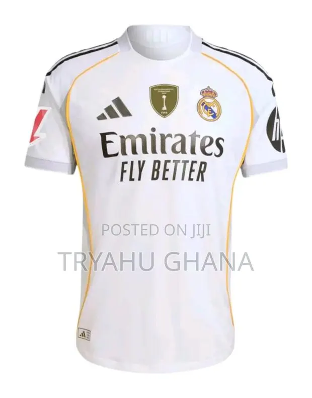 Quality 2025/26 Real Madrid Home Jersey For Sale At Tryahu Now · Photo 1