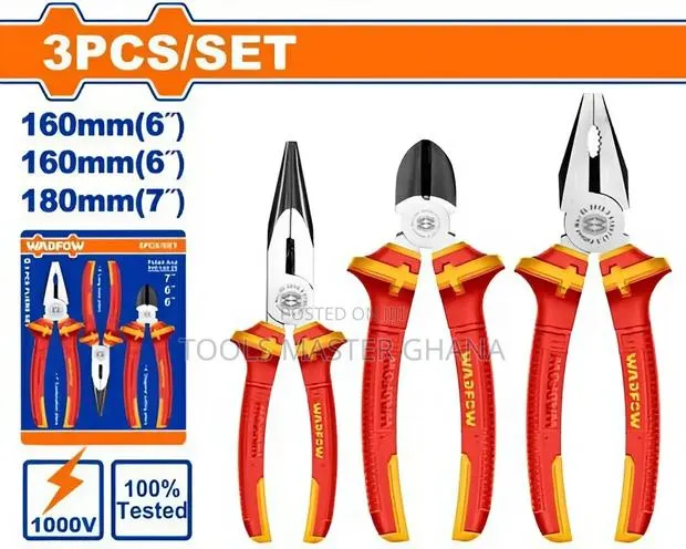 3 PCS Insulated Pliers Set - Wps0633 · Photo 1