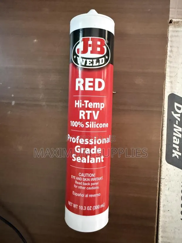 J-B Weld Red High Temperature RTV Silicone Gasket Maker and Sealant · Photo 1