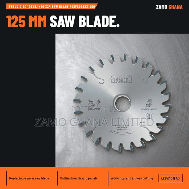 Freud Disc 125X3.1X20 Z24 Saw Blade F03Fs02623-000 - LI25M31FA3 · Photo 1