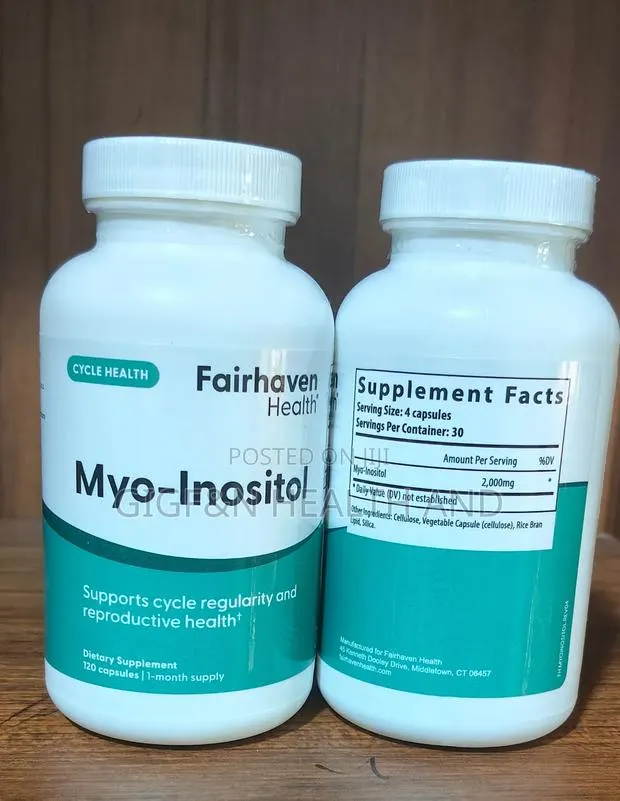 Myo-Inositol, 120 Capsules (500mg Per Capsules) · Photo 1