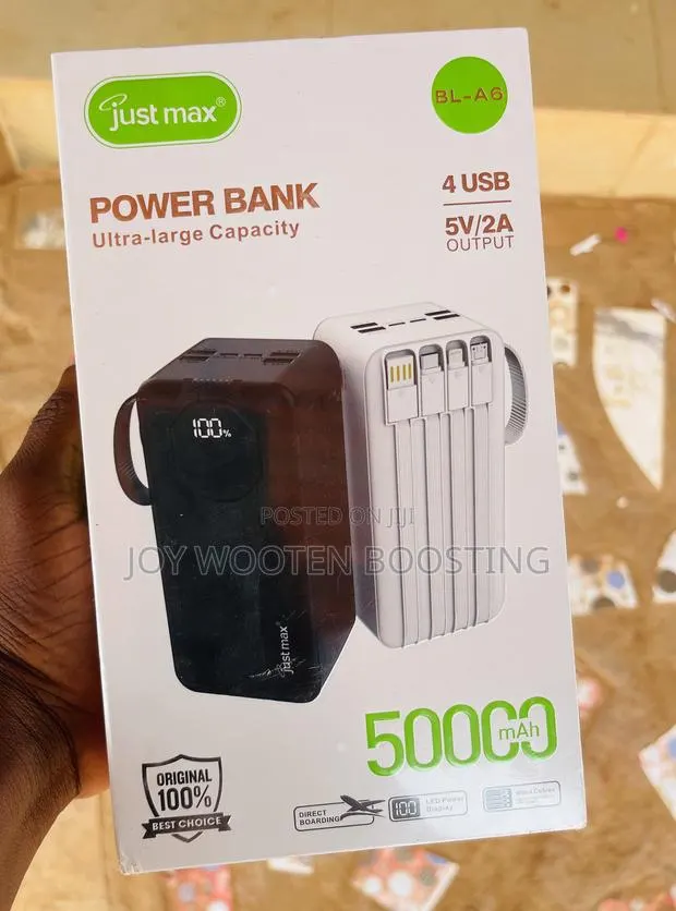 Justmax 50,000 Mah Power Bank · Photo 1