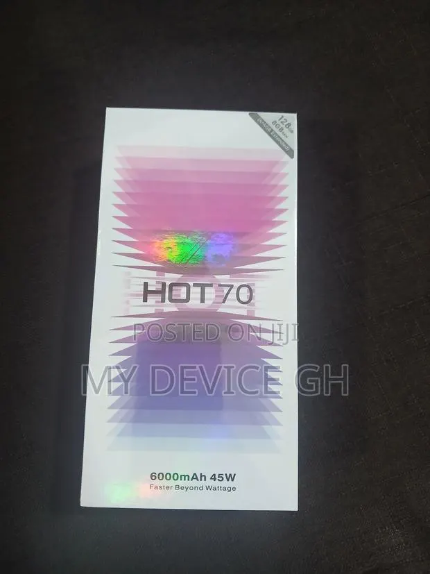 New Infinix Hot 70 128 GB Black · Photo 1