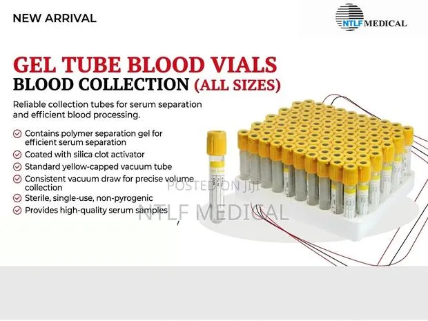 Gel Tube Blood Vials · Photo 1