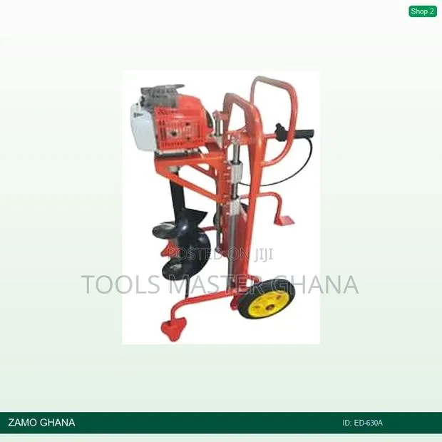 Power Earth Auger + 3000*800 Auger Bit + Trolley Ed-630 - Ed-630a · Photo 1
