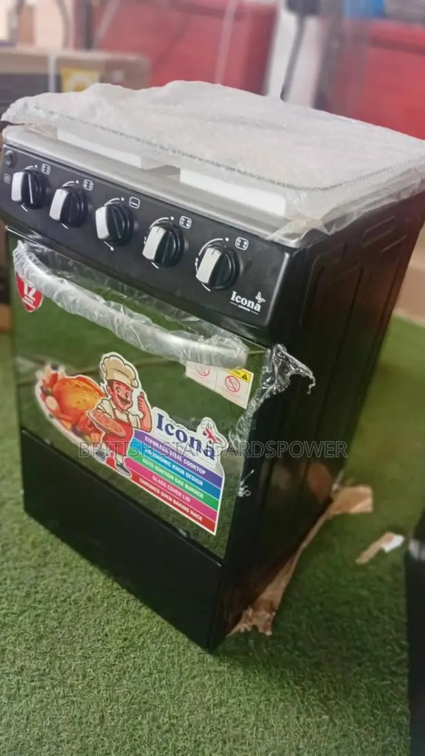 Icona 4 Burner Cooker With Fast Heating Oven · Photo 1