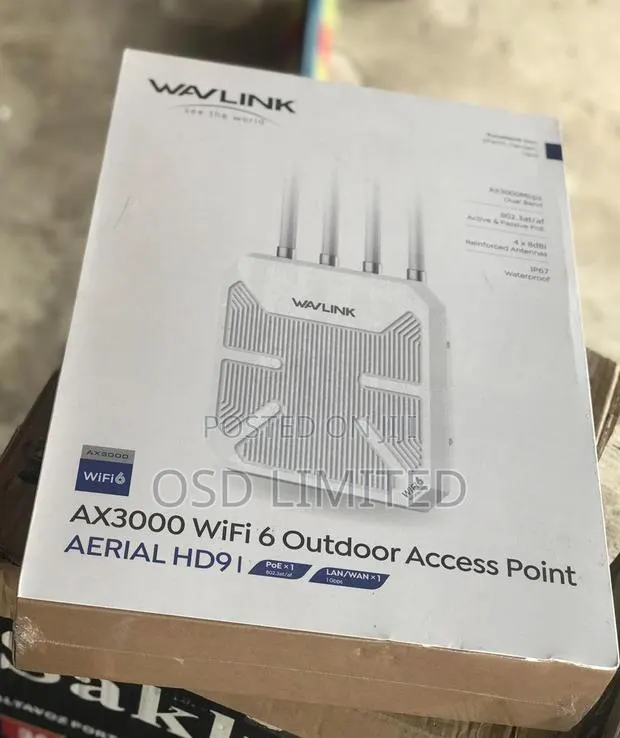 Wavlink Ax3000 Wifi 6 Repeater Outdoor Dual Band Wifi Access Point · Photo 1
