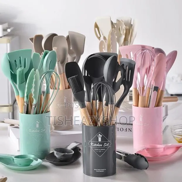 14pcs Kitchen Silicon Spatula