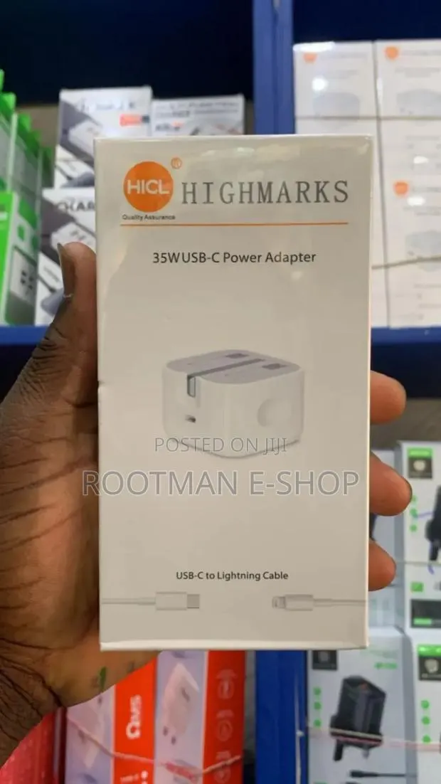 Highmark Complete 35w Power Adapter and USB to Lightning Cable · Photo 1
