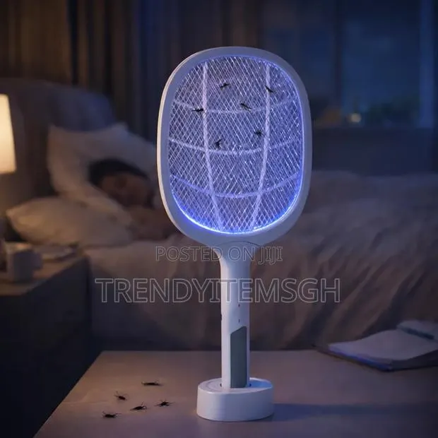 Rechargeable Electric Mosquito Racket Bug Zapper · Photo 1