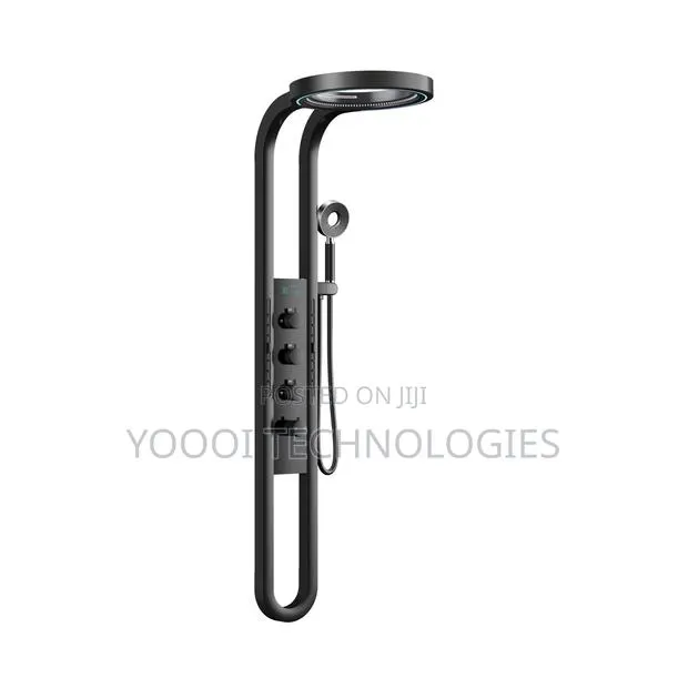 Digital Thermostatic Rain Round Panel Shower