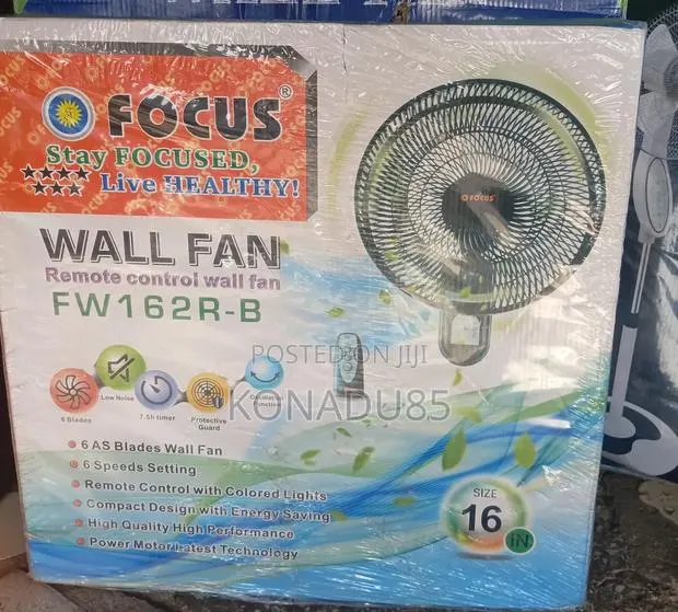 Focus 16 Remote Wall Fan · Photo 1