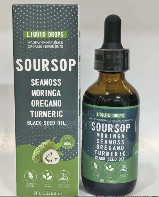 Soursap, Seamoss,Moringa, Oregano,Tumeric, Blackseed Oil. · Photo 1