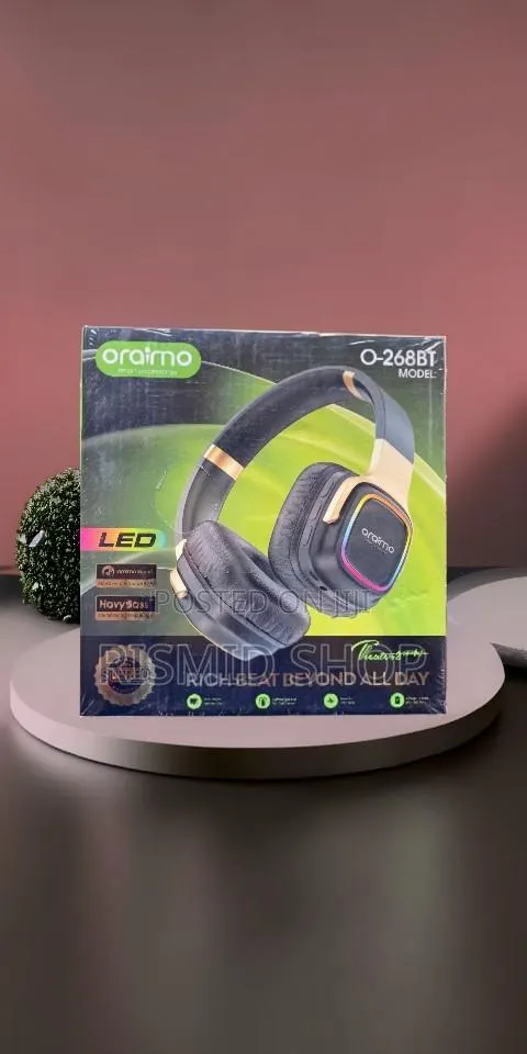 Oraimo O-268bt Dynamic Bass Led Bluetooth Headset · Photo 1