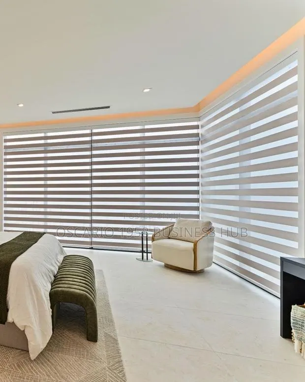 Prosperity Partners Window Zebra Curtain Blinds · Photo 1