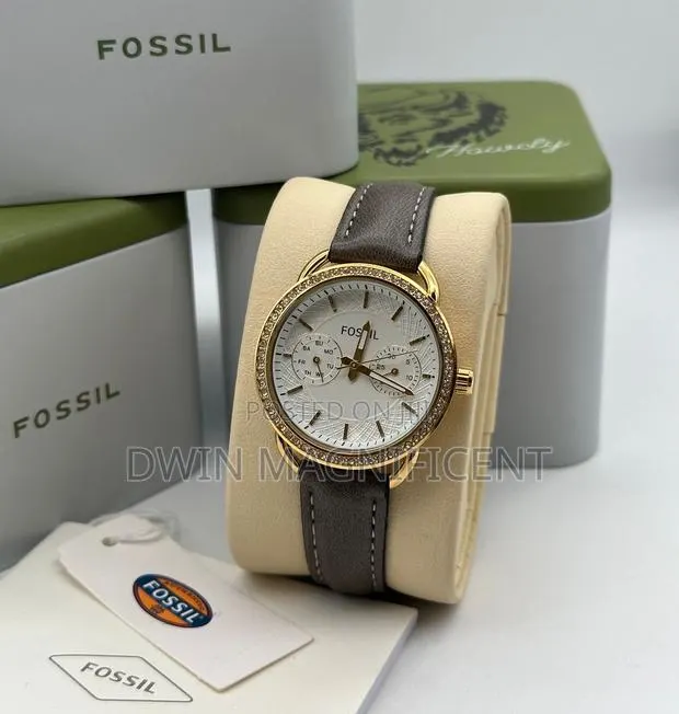 Your Perfect Timepiece: Brown Leather Ladies' Fossil Watches · Photo 1